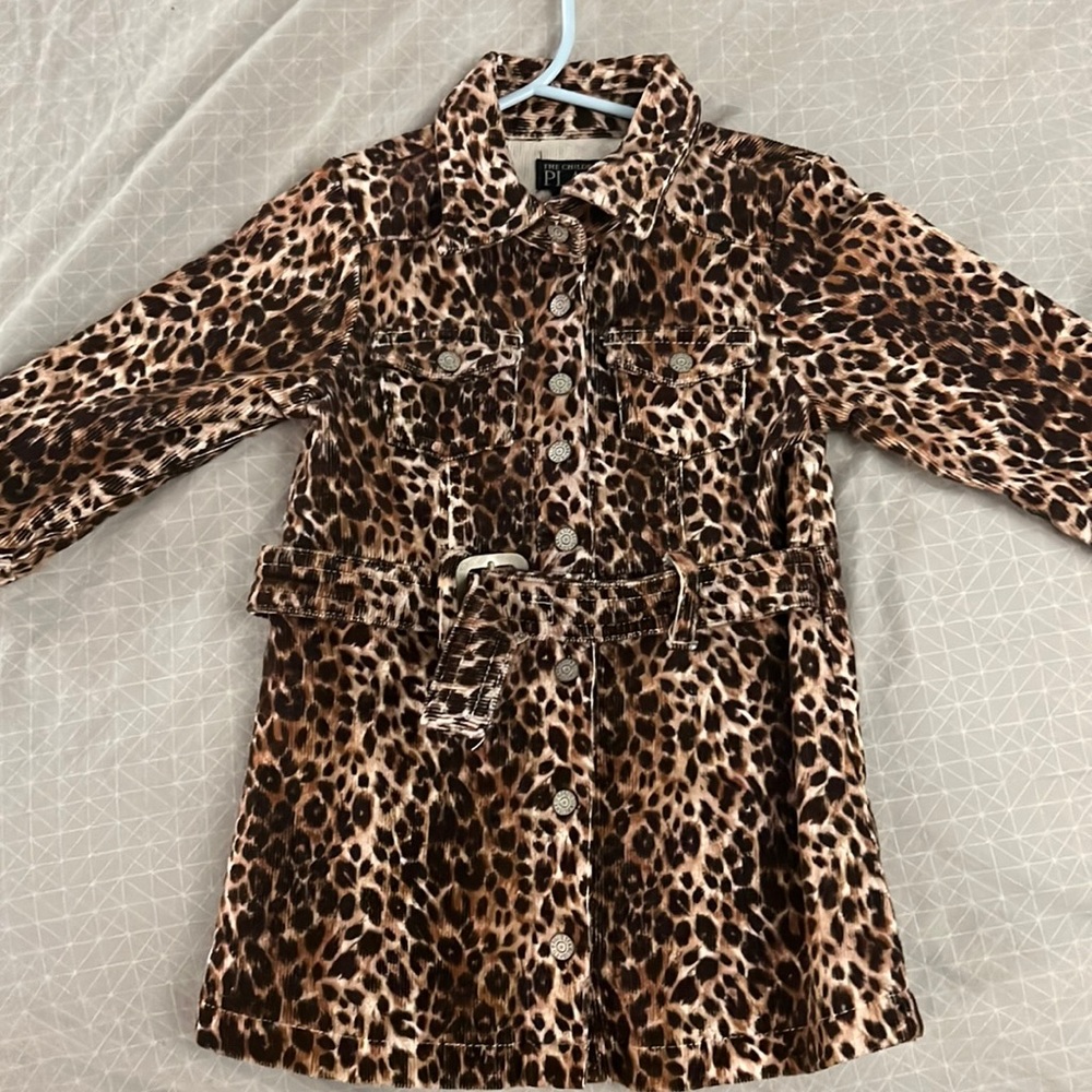Toddler Girl Leopard Coat